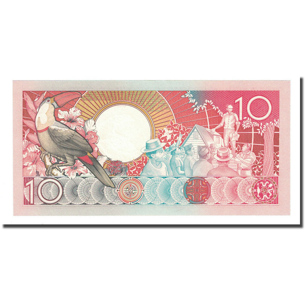 Banknote, Surinam, 10 Gulden, 1986-07-01, KM:131a, UNC(65-70)