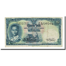 Banknote, Thailand, 1 Baht, Undated (1955), KM:74a, EF(40-45)