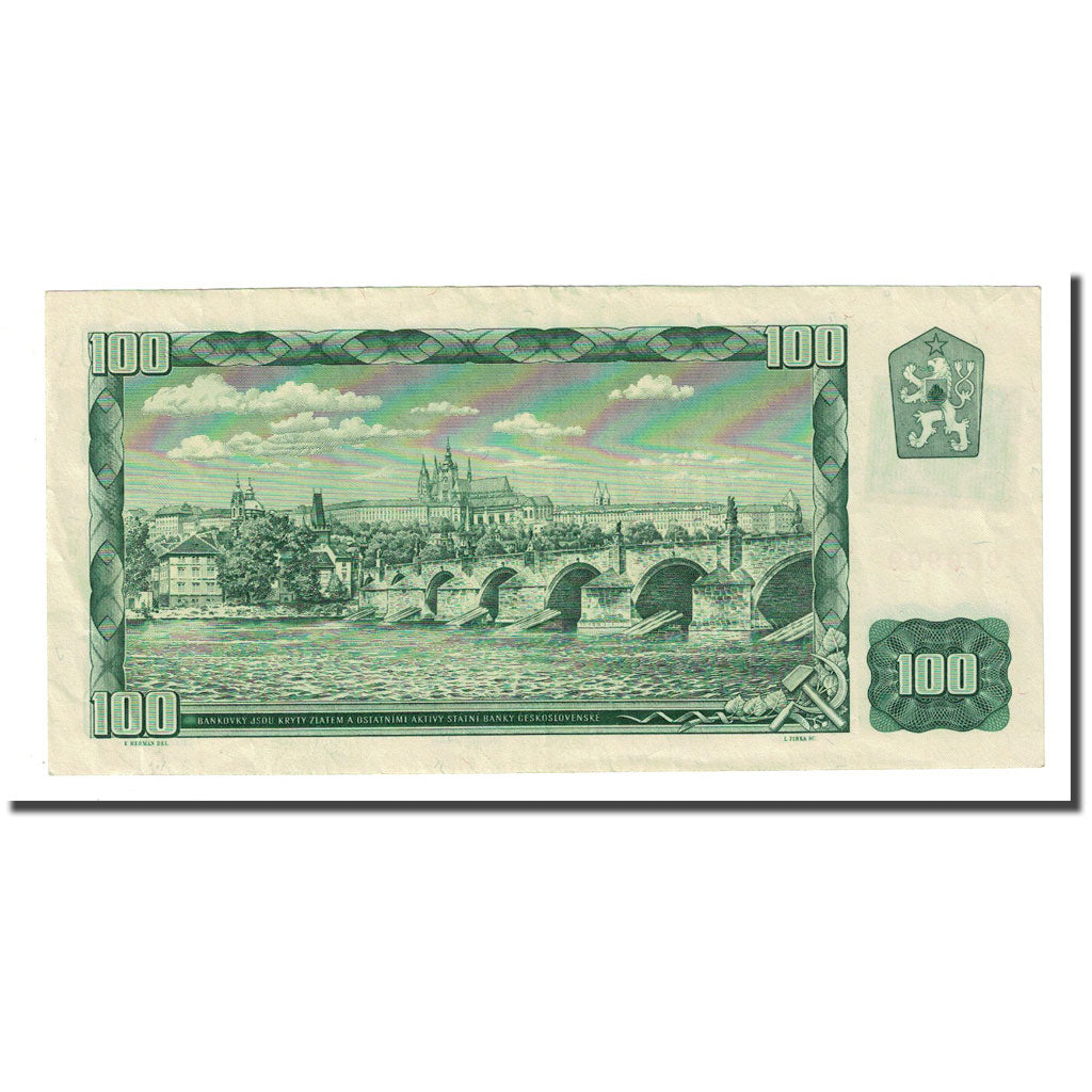 Banconote, Repubblica Ceca, 100 Korun, 1961, KM:1c, SPL-