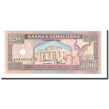 Banknote, Somaliland, 20 Shillings = 20 Shilin, 1996, KM:3b, UNC(65-70)