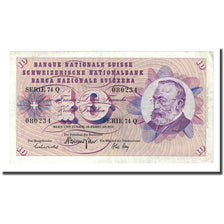 Banknote, Switzerland, 10 Franken, 1971-02-10, KM:45q, AU(55-58)