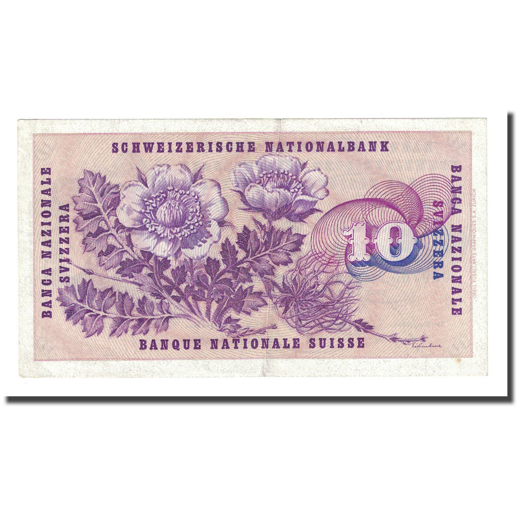 Banknote, Switzerland, 10 Franken, 1971-02-10, KM:45q, UNC(60-62)