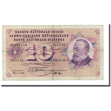 Banknote, Switzerland, 10 Franken, 1956-11-29, KM:45c, VF(20-25)