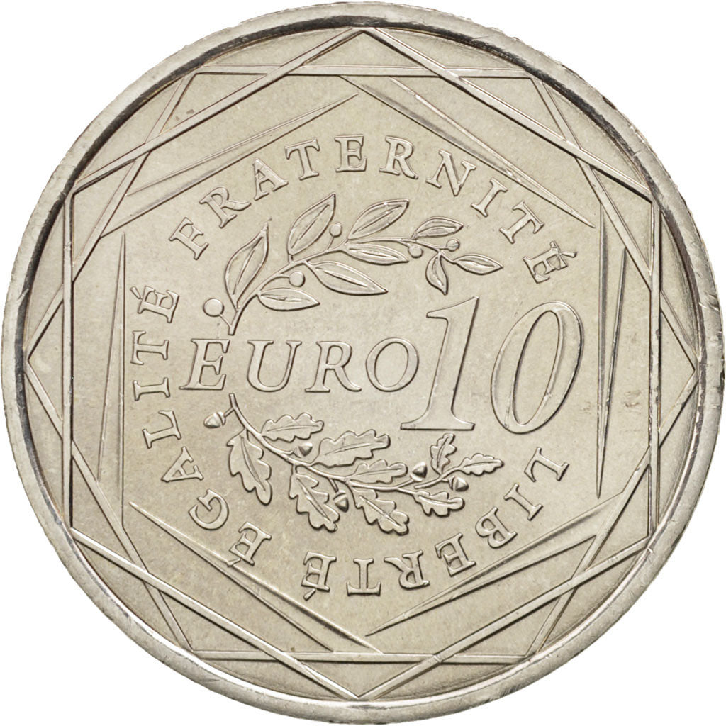 Coin, France, 10 Euro, 2009, MS(63), Silver, Gadoury:EU337, KM:1580