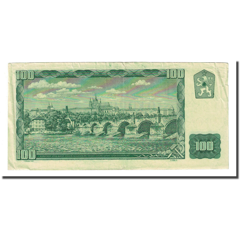 Banknote, Czechoslovakia, 100 Korun, 1961, KM:91c, VF(20-25)