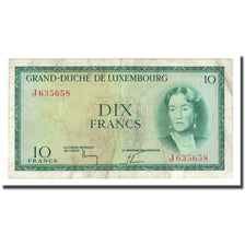 Banknote, Luxembourg, 10 Francs, Undated (1954), KM:48a, VF(20-25)