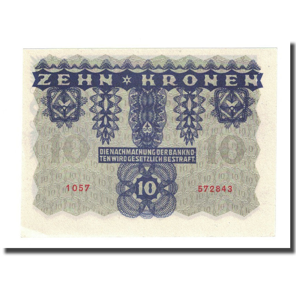 Banknote, Austria, 10 Kronen, 1922-01-02, KM:75, UNC(65-70)