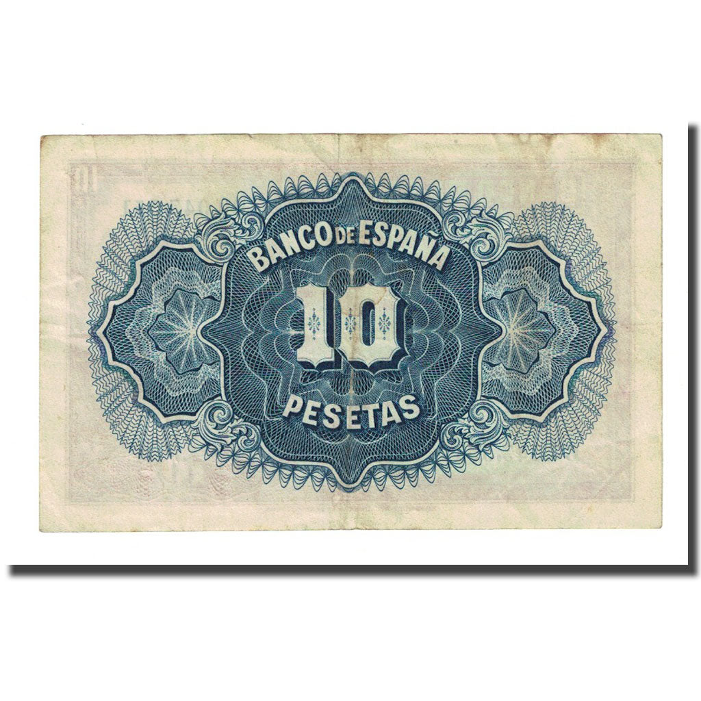 Banknote, Spain, 10 Pesetas, 1935, KM:86a, EF(40-45)