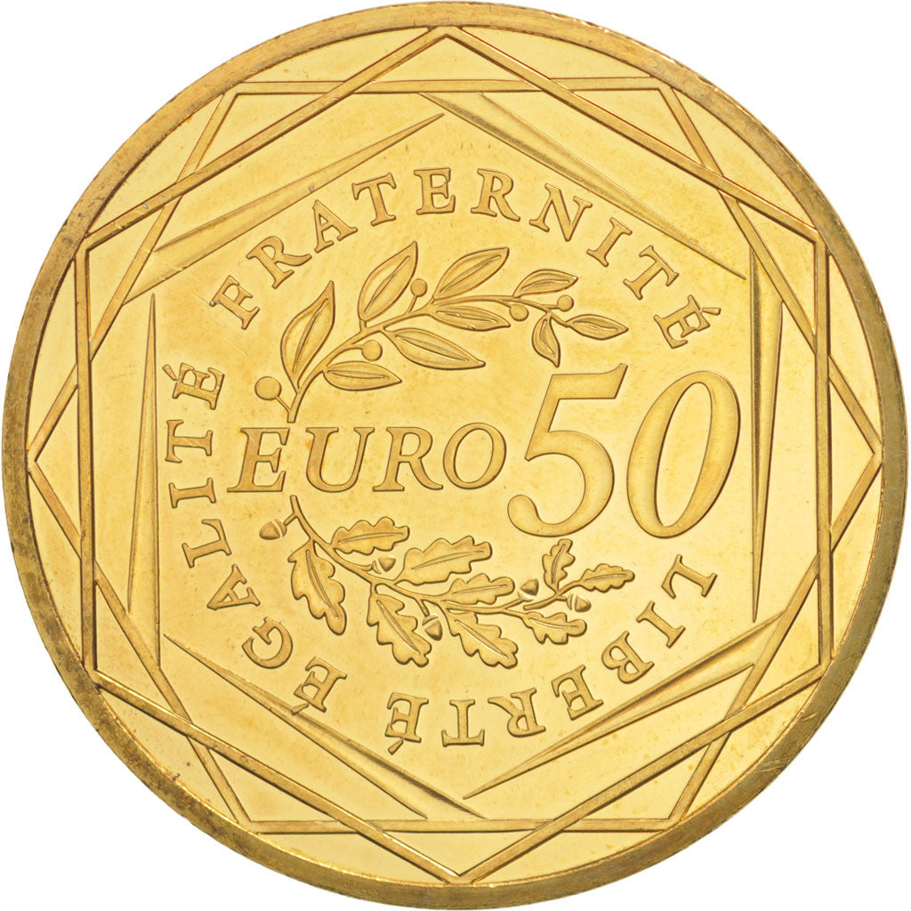 France, 50 Euro, 2010, MS(60-62), Silver, Gadoury:EU400, KM:1644