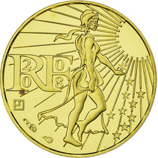 Coin, France, 100 Euro, 2008, MS(65-70), Gold, Gadoury:EU289, KM:1536