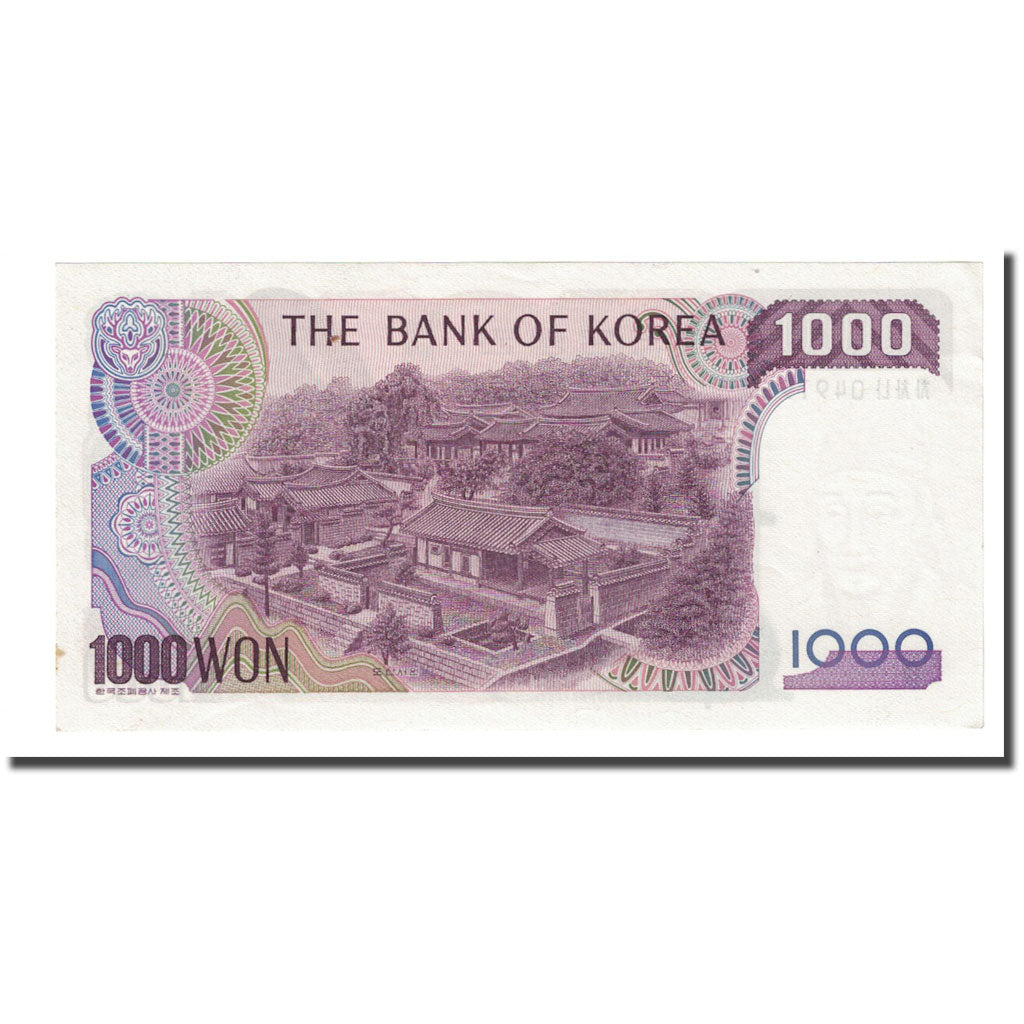 Banknote, South Korea, 1000 Won, Undated (1983), KM:47, UNC(65-70)