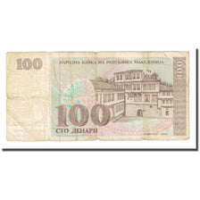 Geldschein, Mazedonien, 100 Denari, 1993, KM:12a, S