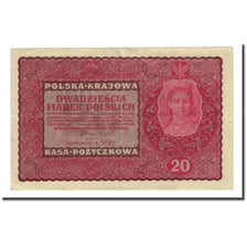 Banknote, Poland, 20 Marek, 1919-08-23, KM:26, AU(50-53)