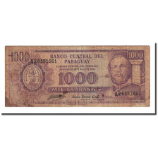 Banknote, Paraguay, 1000 Guaranies, L1952, KM:207, VF(20-25)