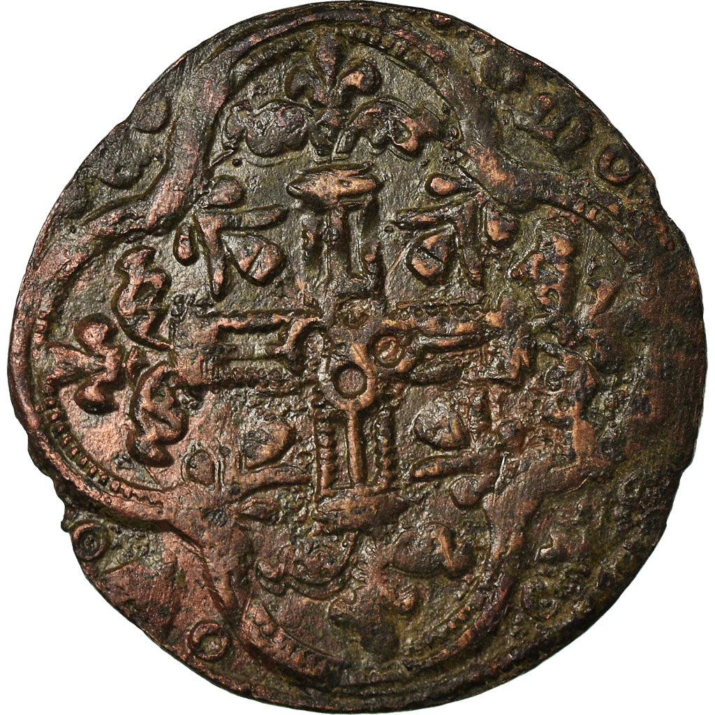 France, Token, Jeton à l'écu, History, VF(20-25), Copper