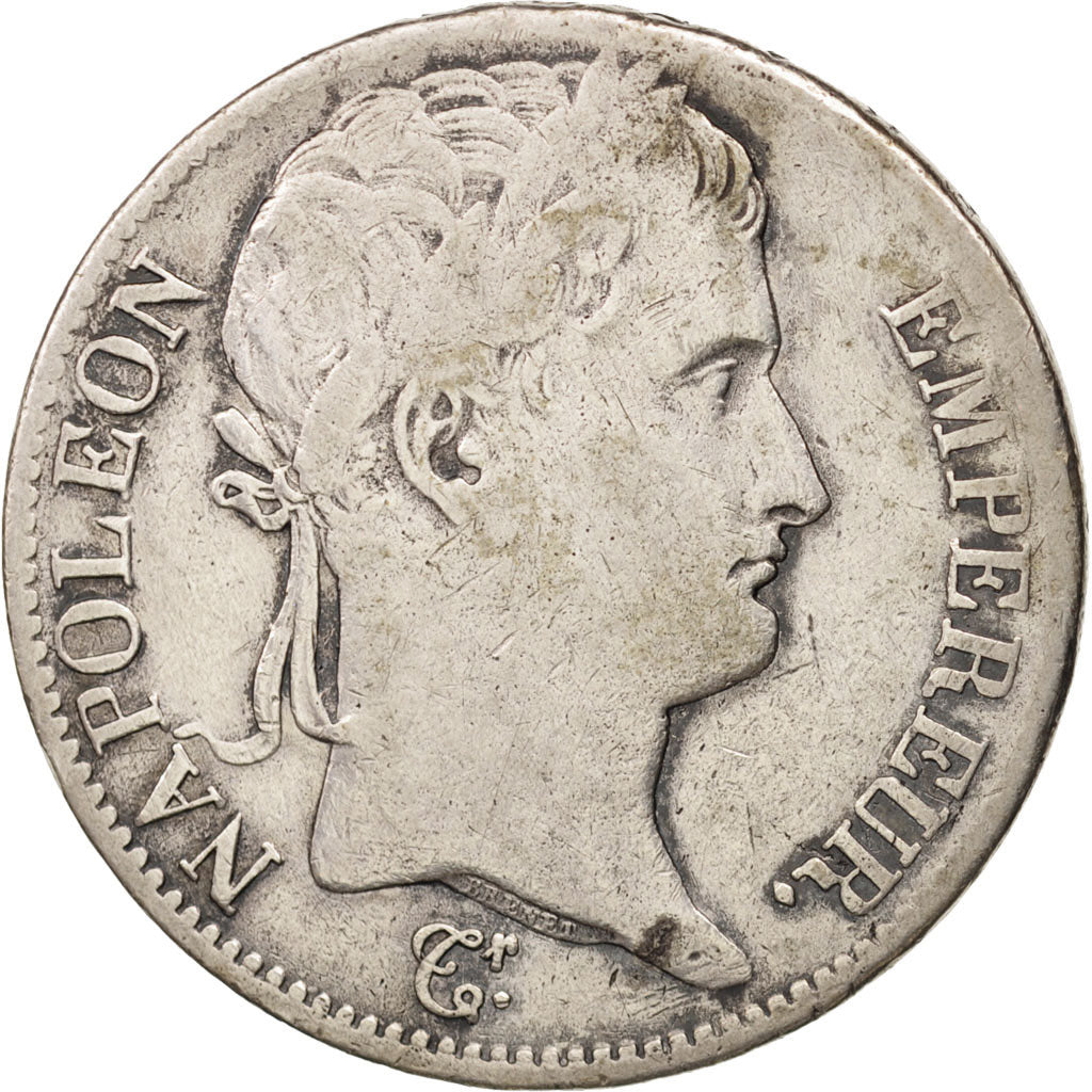 Francia, Napoléon I, 5 Francs, 1812, Lille, MB, Argento, KM:694.16, Gadoury:584