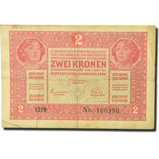 Banknote, Austria, 2 Kronen, 1917-03-01, KM:21, VF(20-25)