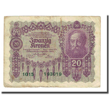 Banknote, Austria, 20 Kronen, 1922-01-02, KM:76, VF(20-25)