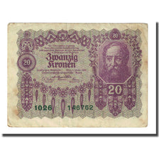 Billete, 20 Kronen, Austria, 1922-01-02, KM:76, BC