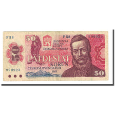 Banknote, Czechoslovakia, 50 Korun, 1987, KM:96a, EF(40-45)