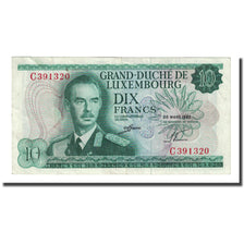 Banknote, Luxembourg, 10 Francs, 1967-03-20, KM:53a, EF(40-45)
