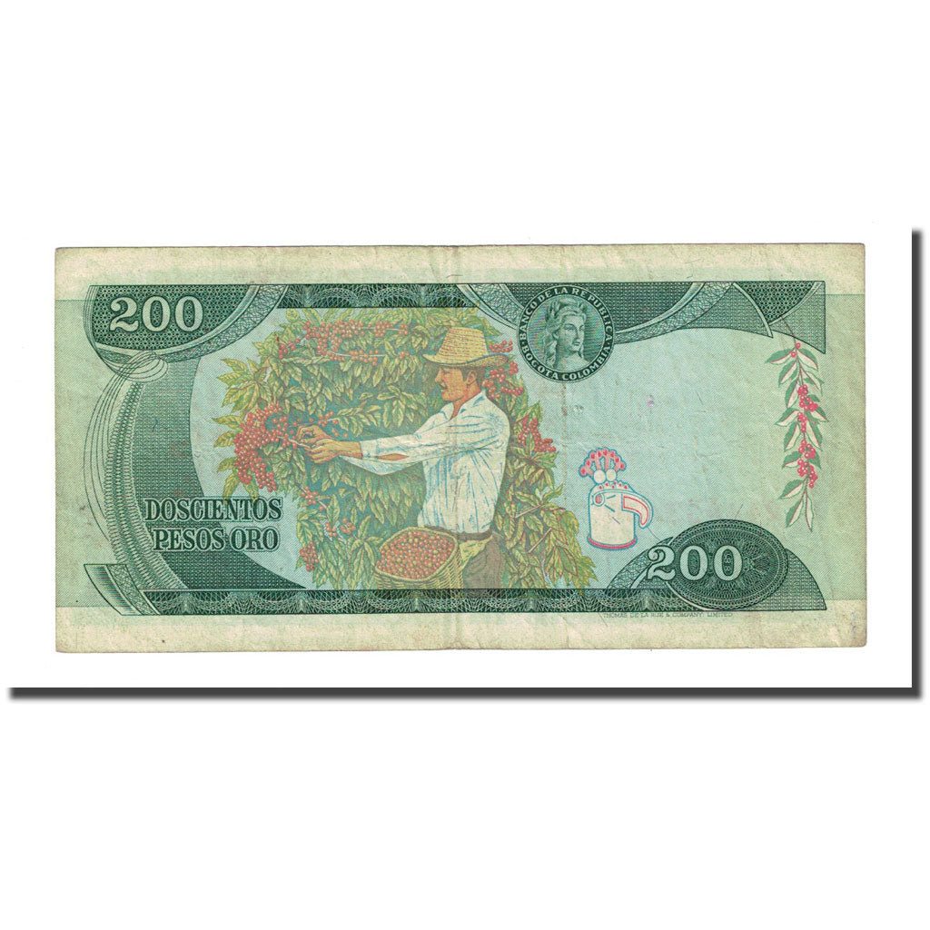 Banknote, Colombia, 200 Pesos Oro, 1978-07-20, KM:419, EF(40-45)
