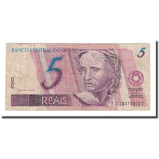 Banknote, Brazil, 5 Reais, Undated (1994-97), KM:244d, VF(20-25)