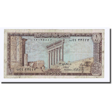 Banknote, Lebanon, 1 Livre, 1964, KM:61a, VF(20-25)