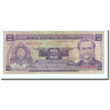 Banknote, Honduras, 2 Lempiras, 1976-09-23, KM:61, VF(20-25)
