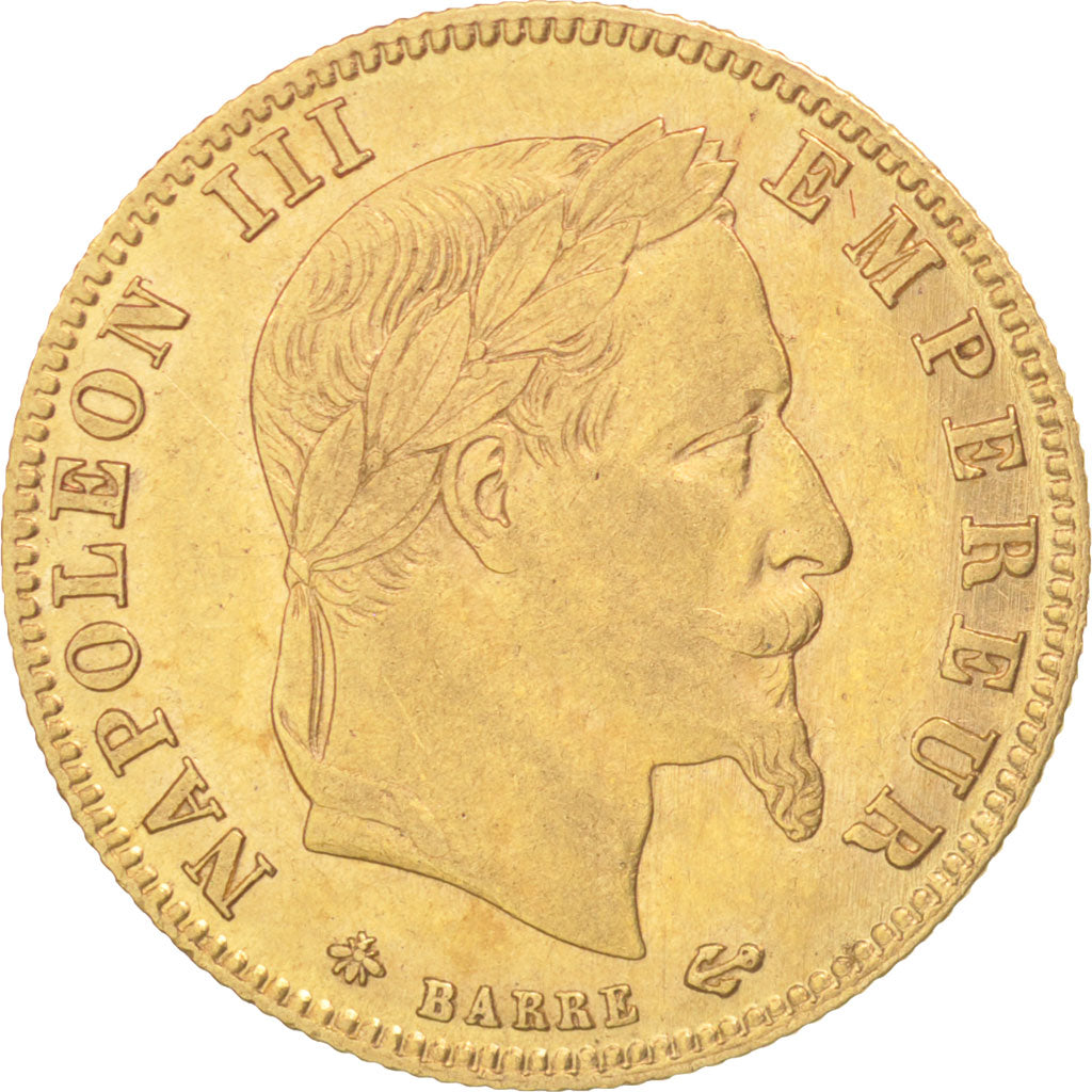 Francia, Napoleon III, Napoléon III, 5 Francs, 1867, Paris, SPL-, Oro, KM:80...