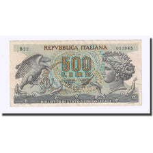 Banknote, Italy, 500 Lire, Undated (1966-70), KM:93a, EF(40-45)