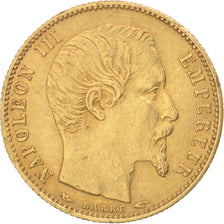 France, Napoleon III, 5 Francs, 1854, Paris, TTB, Or, KM:783, Gadoury 1000