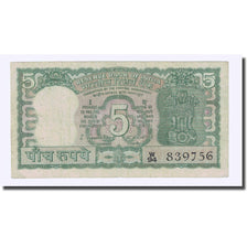 Biljet, India, 5 Rupees, KM:56a, TTB