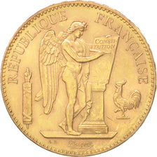 France, Génie, 100 Francs, 1906, Paris, AU(55-58), Gold, KM:832, Gadoury:1137
