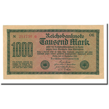 Banknote, Germany, 1000 Mark, 1922-09-15, KM:76b, AU(55-58)