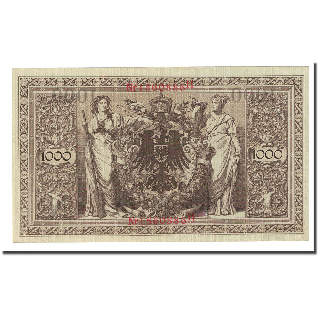 Geldschein, Deutschland, 1000 Mark, 1910-04-21, KM:44b, UNZ-