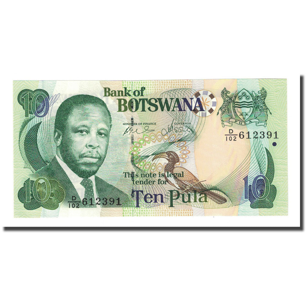 Geldschein, Botswana, 10 Pula, 2007, KM:26, UNZ