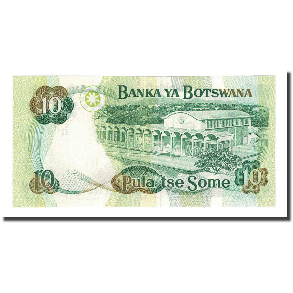 Geldschein, Botswana, 10 Pula, 2007, KM:26, UNZ