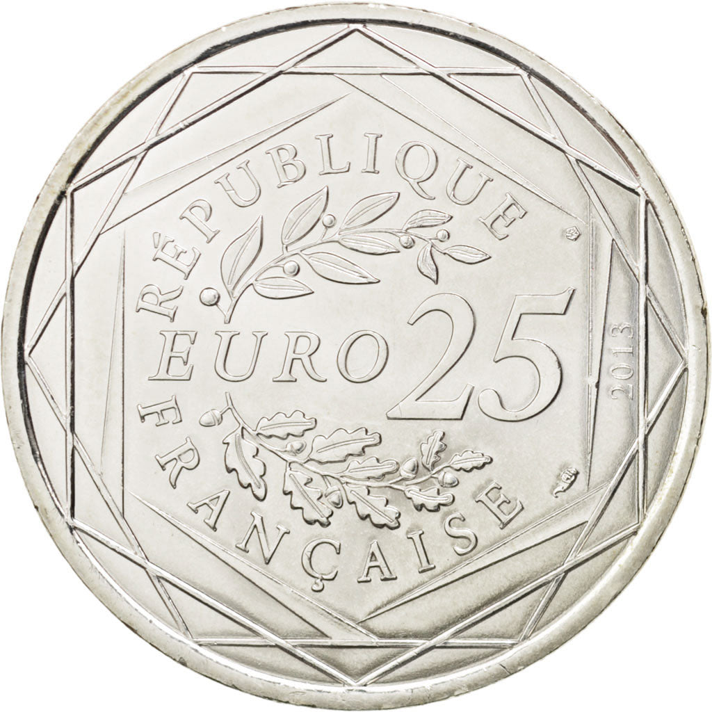 France, 25 Euro Laïcité, 2013, SPL, Argent, Gadoury:EM649