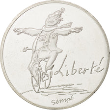 France, 10 Euro Sempé Liberté Winter, 2014, MS(63), Silver, Gadoury:EU717