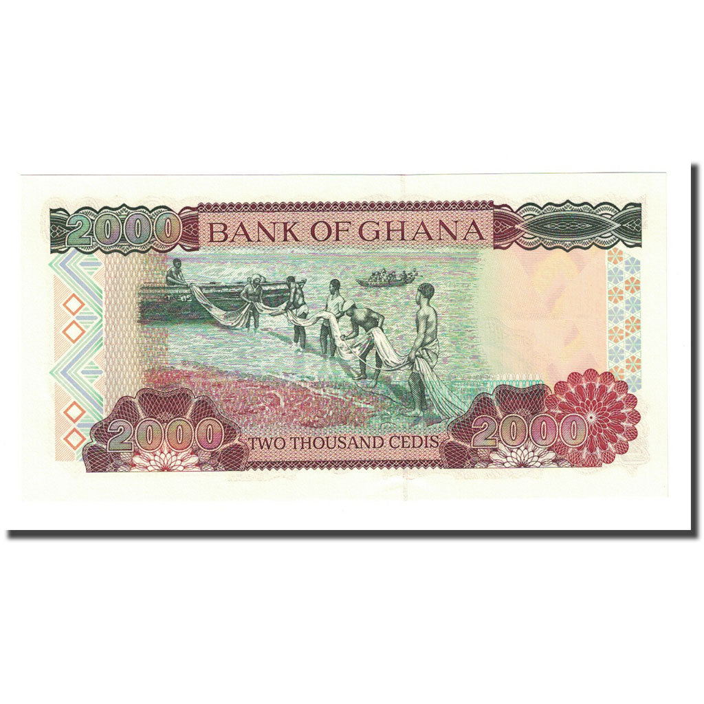 Banknote, Ghana, 2000 Cedis, 2001-09-03, KM:33f, UNC(65-70)