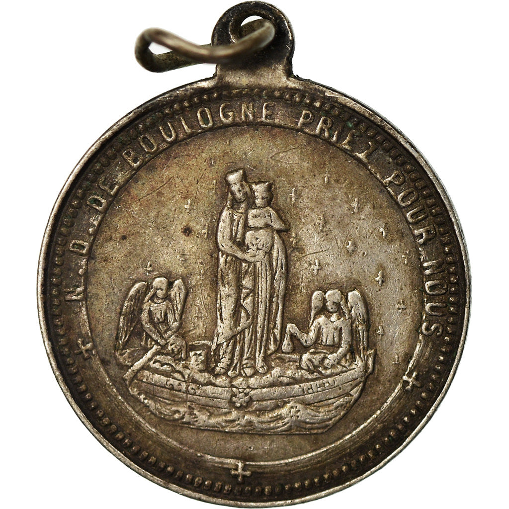 Frankreich, Medaille, Notre Dame de Boulogne, Religions & beliefs, 1830, SS