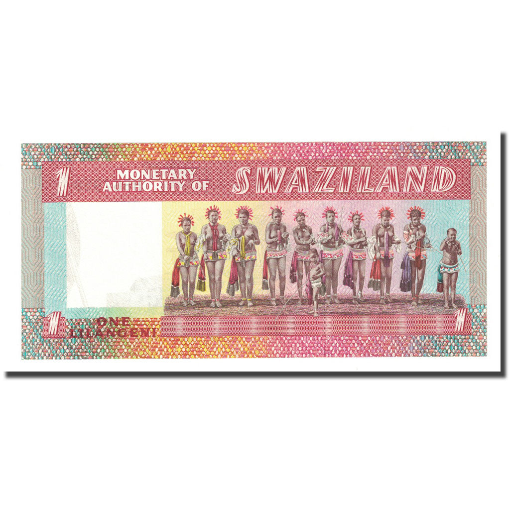 Banknote, Swaziland, 1 Lilangeni, Undated (1974), KM:1a, UNC(65-70)