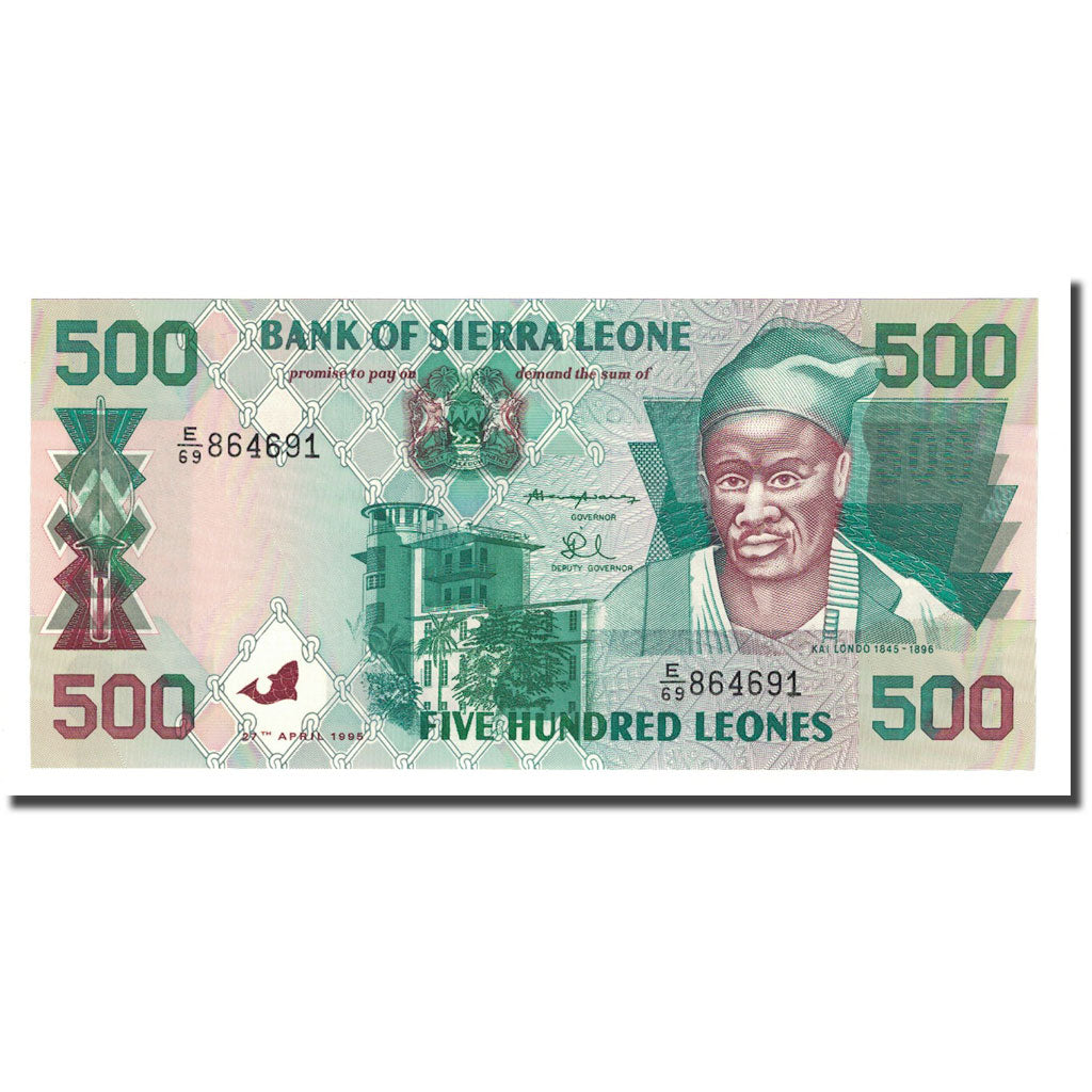 Banknote, Sierra Leone, 500 Leones, 1995-04-27, KM:23a, UNC(65-70)