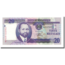 Banknote, Mozambique, 20 Meticas, 2006-06-16, KM:143a, UNC(65-70)