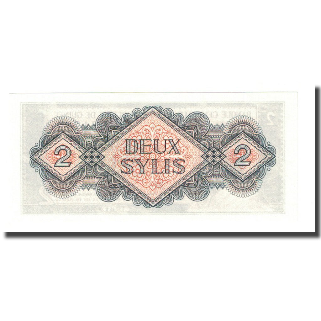 Banknote, Guinea, 2 Sylis, 1960-03-01, KM:21a, UNC(65-70)