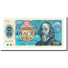 Geldschein, Tschechoslowakei, 20 Korun, 1988, KM:95, UNZ