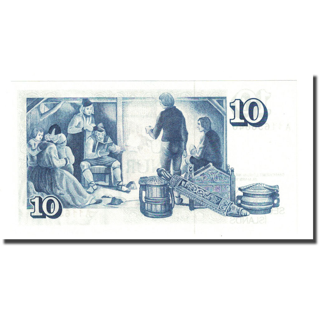 Banknote, Iceland, 10 Kronur, 1961-03-29, KM:48a, UNC(65-70)