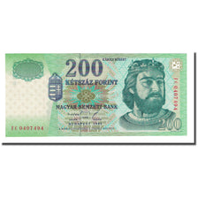 Nota, Hungria, 200 Forint, 1998, KM:178a, UNC(65-70)