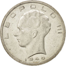 Belgium, 50 Francs, 50 Frank, 1940, EF(40-45), Silver, KM:122.1
